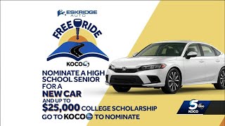 Eskridge Free Ride recipient speaks about ‘life changing’ experience