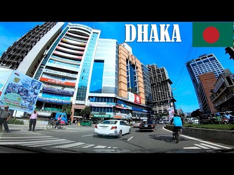Modern Dhaka City Road View | Gulshan 2 - Gulshan 1