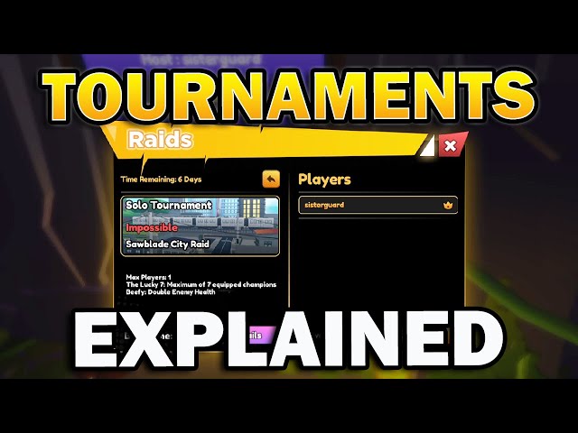 NEW TOURNAMENT MODE In Anime Champions Simulator! 