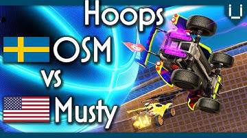 OSM vs Musty | Hoops 1v1 in Rocket League