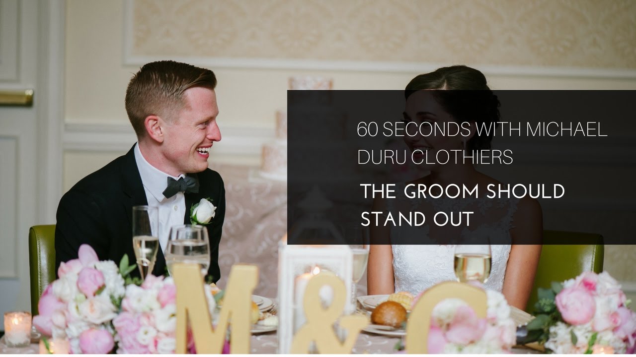 THE GROOM SHOULD STAND OUT - MICHAEL DURU CLOTHIERS - HOOKED