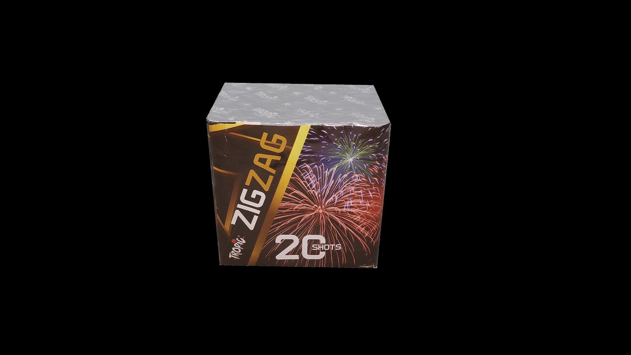 Tropic Fireworks: Zigzag - F2 Battery 1.4G - 20mm caliber, 20 shots (2024)