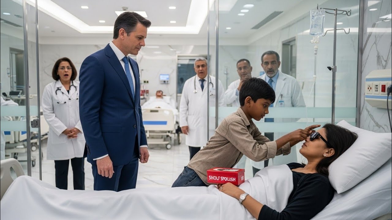 जब एक सड़क पर रहने वाले बच्चे ने अरबपति की अंधी पत्नी की आँखें लौटा दीं! 😭❤️