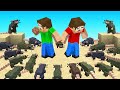 Minecraft BUT There Are 1000 RATS!