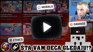 MINECRAFT KIDS sadržaj je apsolutno ZASTRAŠUJUĆ! | CalebIsSalty