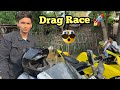 Drag Race 🚀😱🥷 #nazimrider07 #entertainment #viralrider #savedrivesavelife