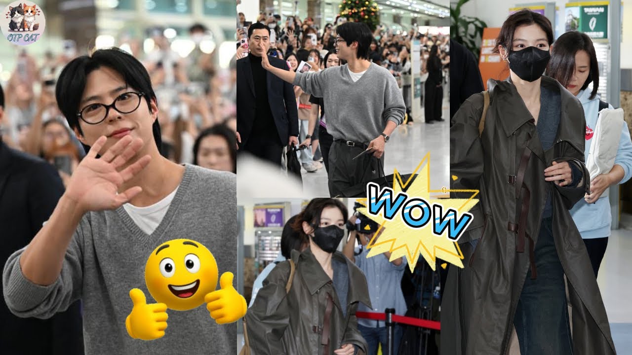 ✨ Пак Бо Гом и Ким Ю Чжон приземлились в Гаосюне: в аэропорту разгорается ажиотаж из-за рейтинга ...