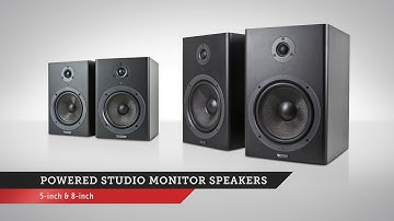 Powered Studio Monitor Speakers | Monoprice Quick Look