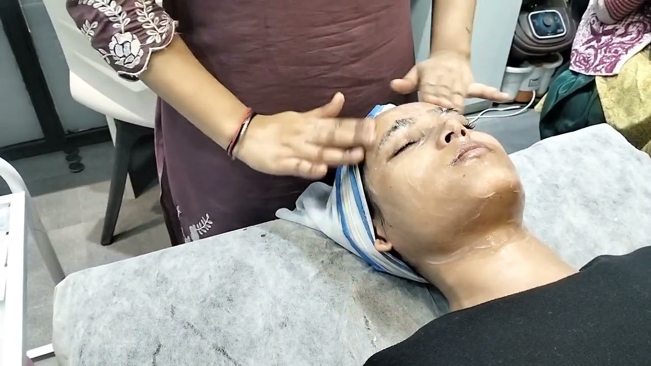 Face cleanup step🧖‍♀️
