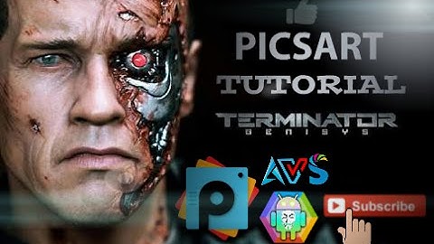 PicsArt Tutorial : How to Make a Terminator Face Effect With PicsArt Photo Studio Application