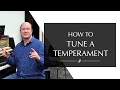 Tuning the first 13 notes of a piano by ear the temperament