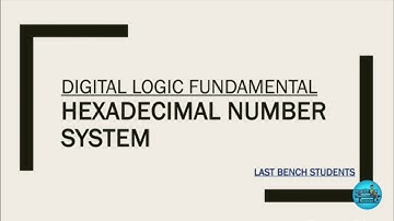 Hexadecimal Number System | More useful content in description👇| @LastBenchStudents3 #video #dlf