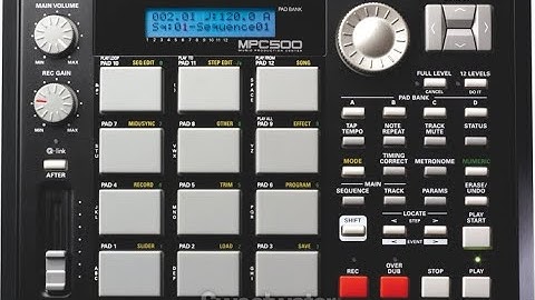 Creating a simple drum sequence on the MPC 500