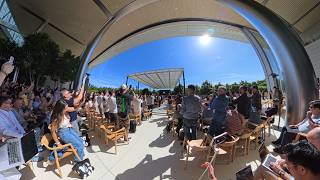 8K 360° | Experience Tim Cook’s Final WWDC “Good Morning”