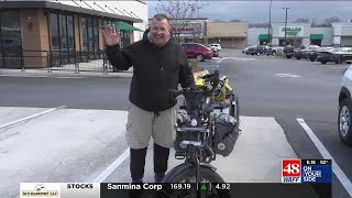 Traumatic Brain Injury survivor bikes across America to prove nothing is impossible