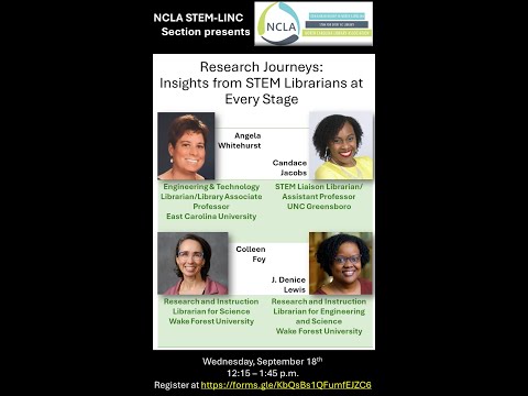 STEM-LINC Webinar 'Research