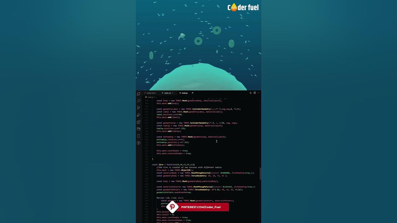 Animated Fish Website with HTML, CSS, and JavaScript #AnimateFish # ...
