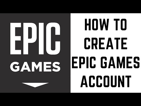 How to CREATE AN EPIC GAMES ACCOUNT (EASY METHOD) 