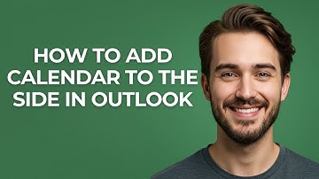 How To Add Calendar To The Side In Outlook - GUIDE!