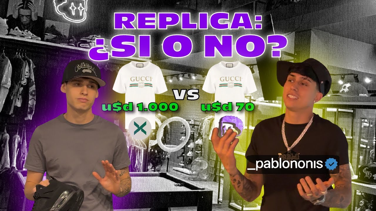 PABLO NONIS visita la tienda de ropa RÉPLICA más grande de argentina