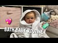 Реборн Ева искупалась! 🧼🤪 Bath Baby Routine! Неделя Влогов День 1