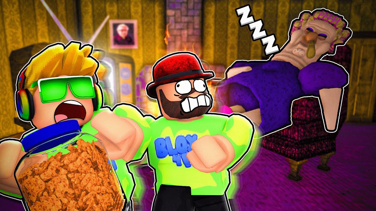 Кража печенья у сварливой бабушки в Roblox 🍪