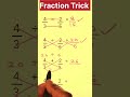 fraction short trick | fraction trick #mathtrickbyjeetusir #maths #fraction #fractiontricks