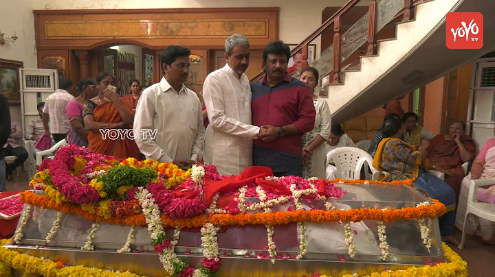 Chalasani Srinivasa Rao Pays Condolence to Tollywo...