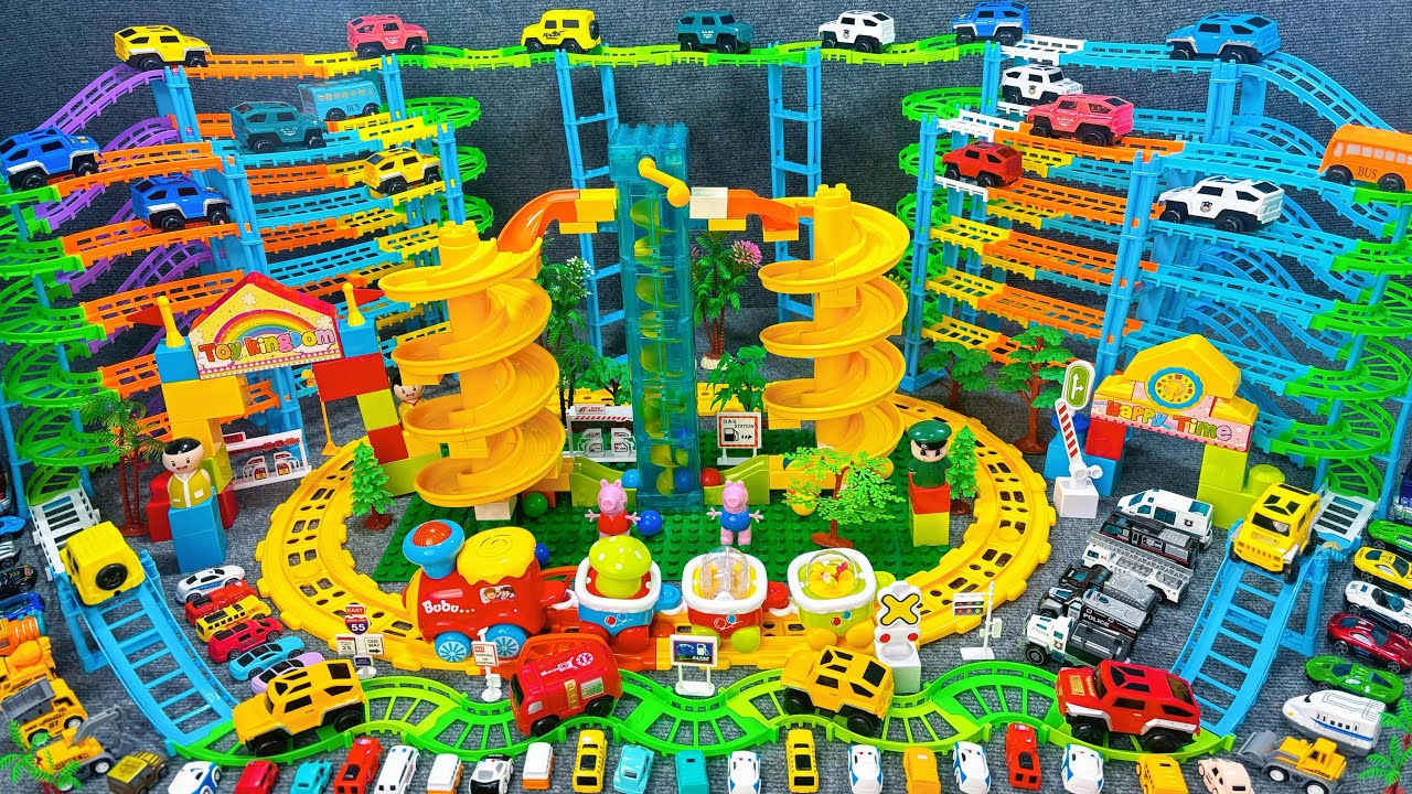 15 minutes of satisfying• Ball track and off-roadvehicle track toy ASMR | Toy review