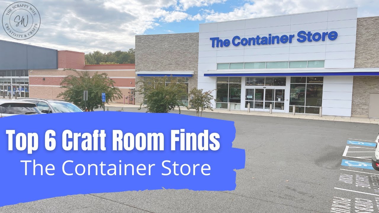 Top 6 Craft Room Finds at the Container Store - YouTube