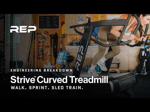 How We Engineered The REP Strive™ Curved Treadmill