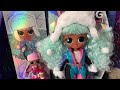 LOL SURPRISE OMG WINTER CHILL ICY GURL AND BRR BB DOLL REVIEW