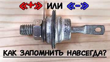 Диод, как запомнить навсегда анод и катод. Символ диода