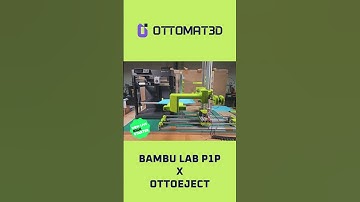 This Bambu Lab P1P Prints NON-STOP with OTTOject! 🤯 #technology #shorts #3dprinting