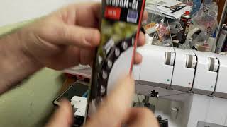Tec Star / Home electric Overlock Nähmaschine - Messerwechsel