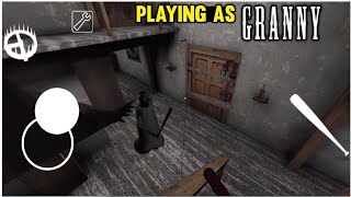 Granny Banke Kiya Car Aur Door Escape !! - Playing As Granny |Full Gameplay In Hindi| screenshot 3