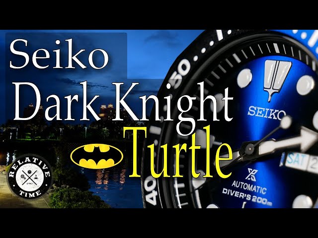 hensigt Mappe Kalksten The Turtle Gotham Deserves : Seiko Dark Knight Turtle Review ( SRPC25J1  SRPF15K1) - YouTube