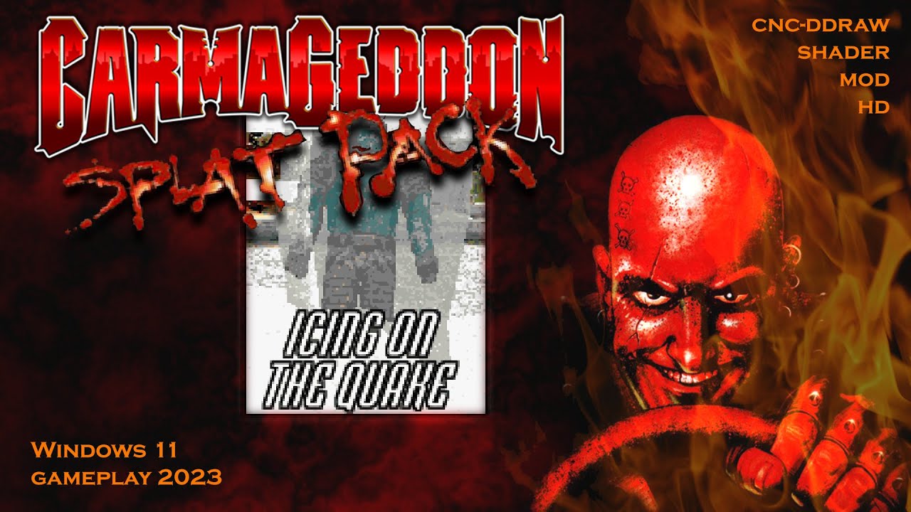 Carmageddon Splat Pack gameplay 2023 - 03 Icing On The Quake - mod shader ddraw hd