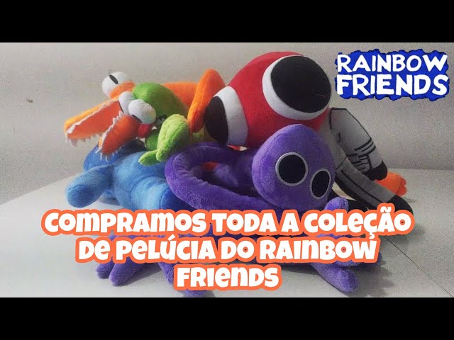 Rainbow Friends Pelúcia Babão Colorido Roblox Já No Brasil