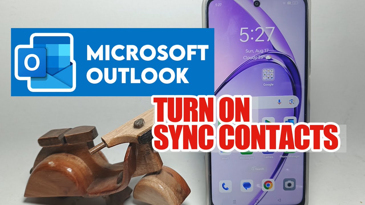 How To Turn On Sync Contacts In Microsoft Outlook On Android - YouTube