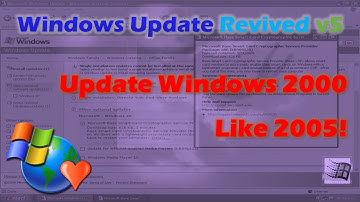 Windows Update Restored v5 on Windows 2000