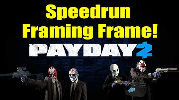 Pay Day 2: How to Stealth Speedrun Framing Frame First Day [Tutorial]