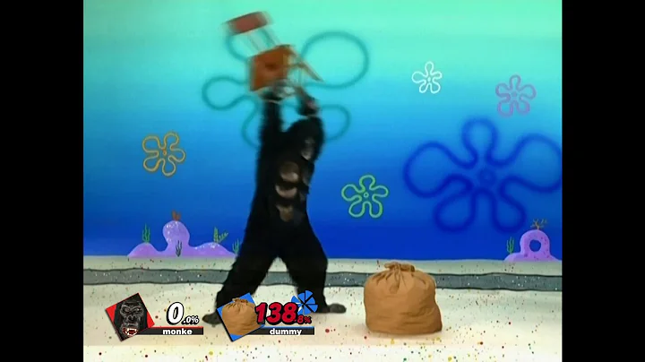 ssbu-spongebob gorilla attack!!
