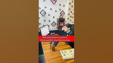 Resizing Desktop Icons in Windows With One Shortcut key#amarsir