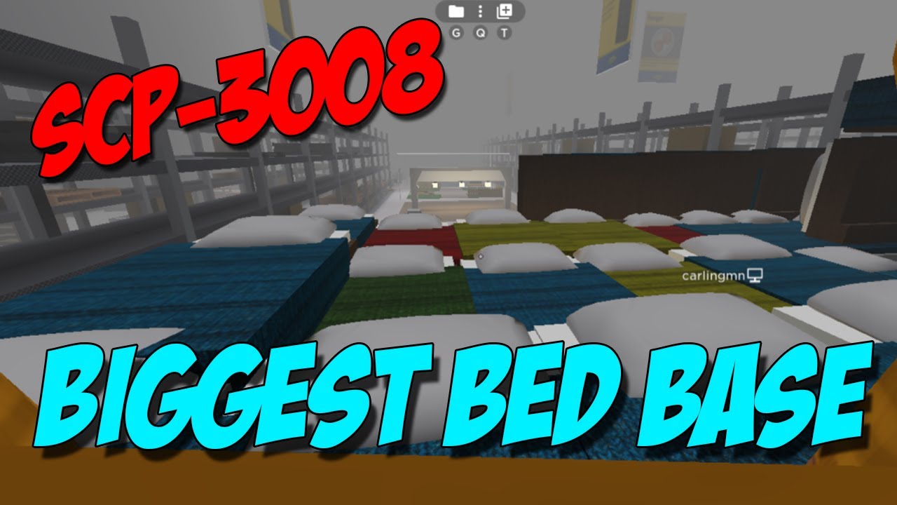 🔴SCP3008 BIGGEST BED BASE LIVE🔴 YouTube