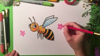 Arı Çizimi / How to Draw a Bee