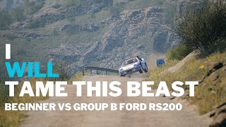 Beginner VS Group B | Ford RS200 | Acropolis Rally Greece Viniani