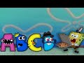 Dr Livesey WALK Alphabet Lore ABCD But Its Rainbow Friends Trying To Get A Pizza From Spongebob