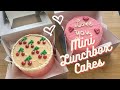 Mini lunchbox cakes by Cookingwithamyy