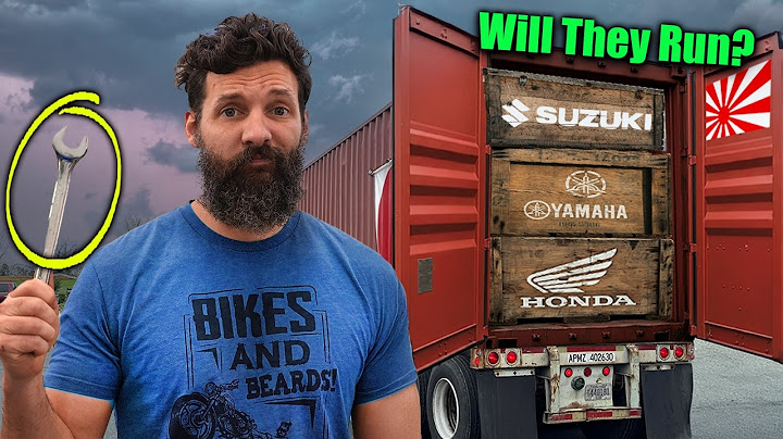 Will the Bikes in my 40' container from Japan START?